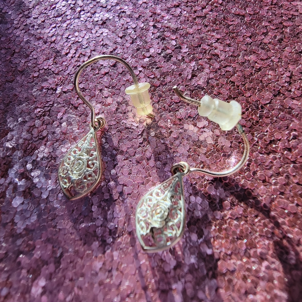 Silver Filigree Earrings
